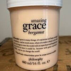 Philosophy Amazing Grace Bergamot Whipped Body Creme 16 oz New